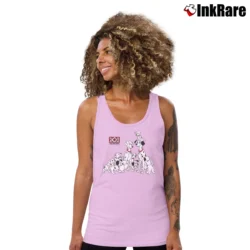 Women’s 101 Dalmatians Tank Top in light pink | Lightweight, Movement-Friendly