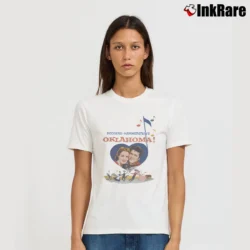 Women’s 1955 Oklahoma Movie Poster Retro Signature T-Shirt in white | Soft, Flattering Fit