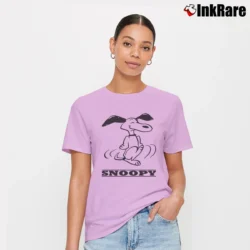 Women’s 1960s Snoopy Spruce Red Sweatshirt Signature T-Shirt in light pink | Soft, Flattering Fit
