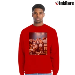 Men’s 1965 Ali vs Liston II Fight Crewneck Sweatshirt in red | Cozy Fabric, Clean Style