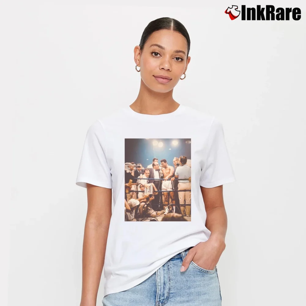 Women’s 1965 Ali vs Liston II Fight Signature T-Shirt in white | Soft, Flattering Fit