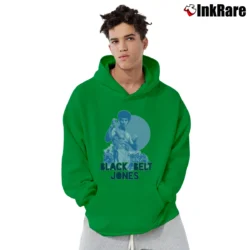 Men’s 1970s Black Belt Jones Enter The Dragon Movie Pullover Hoodie in irish green | Cozy, Durable, Modern Fit