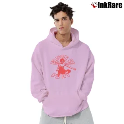 Men’s 1970s Fists Of Fury Bruce Lee Enter The Dragon Movie Pullover Hoodie in light pink | Cozy, Durable, Modern Fit