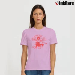 Women’s 1970s Fists Of Fury Bruce Lee Enter The Dragon Movie Signature T-Shirt in light pink | Soft, Flattering Fit