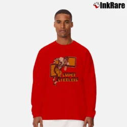 Men’s 1970s Steelers Pittsburgh Nfl Retro Long-Sleeve Shirt in red | Sleek, Lightweight, Year-Round Wear