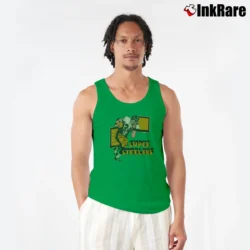 Men’s 1970s Steelers Pittsburgh Nfl Retro Tank Top in irish green | Breathable, Active-Friendly Design