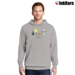 Men’s 1971 Schroeder And Snoopy Peanuts Classic Pullover Hoodie in sport grey | Cozy, Durable, Modern Fit