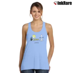 Women’s 1971 Schroeder And Snoopy Peanuts Classic Tank Top in light blue | Lightweight, Movement-Friendly