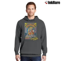 Men’s 1974 Cheech And Chong Alice Bowie Bang Tour Pullover Hoodie in charcoal | Cozy, Durable, Modern Fit