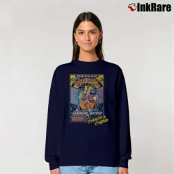 Women’s 1974 Cheech And Chong Alice Bowie Bang Tour Relaxed Sweatshirt in navy | Soft, Laid-Back Vibe