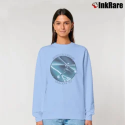 Women’s 1974 Jefferson Starship Dragon Fly Rock Band Relaxed Sweatshirt in light blue | Soft, Laid-Back Vibe