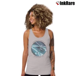 Women’s 1974 Jefferson Starship Dragon Fly Rock Band Tank Top in sport grey | Lightweight, Movement-Friendly