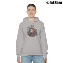 Women’s 1975 Robert Hunter Tiger Rose Album Cozy Hoodie in sport grey | Warm, Structured, Stylish
