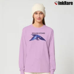 Women’s 1975 Rolling Stones North American Tour Long-Sleeve Top in light pink | Sleek, Versatile, All-Season