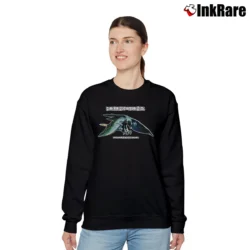 Women’s 1975 Rolling Stones Tour Band Rock 70s 1970s Relaxed Sweatshirt in black | Soft, Laid-Back Vibe
