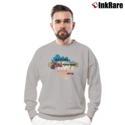 Men’s 1976 Zz Top Texas Tour Vintage Crewneck Sweatshirt in sport grey | Cozy Fabric, Clean Style