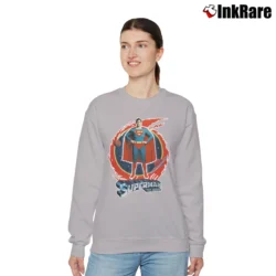 Women’s 1978 Christopher Reeve Superman Movie Promo Relaxed Sweatshirt in sport grey | Soft, Laid-Back Vibe