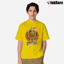 Men’s 1978 Christopher Reeve Superman Movie Promo Classic T-Shirt in yellow | Soft, Breathable Everyday Wear