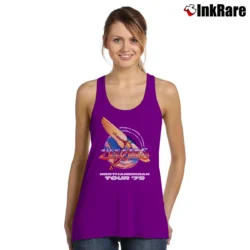 Women’s 1979 Bee Gees Concert Tour Tank Top in purple | Lightweight, Movement-Friendly
