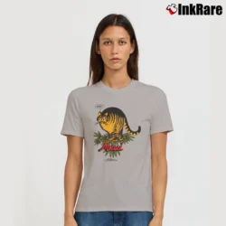 Women’s 1979 Crazy Hawaii Bernard Kilban Cat Maui Waui Signature T-Shirt in sport grey | Soft, Flattering Fit