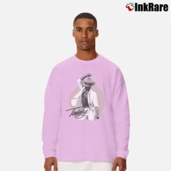 Men’s 1979 Teddy Pendergrass Promo Tour Long-Sleeve Shirt in light pink | Sleek, Lightweight, Year-Round Wear