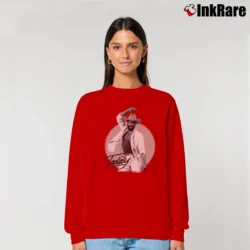 Women’s 1979 Teddy Pendergrass Promo Tour Relaxed Sweatshirt in red | Soft, Laid-Back Vibe
