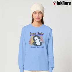 Women’s 1980 James Taylor Concert Long-Sleeve Top in light blue | Sleek, Versatile, All-Season