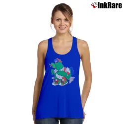 Women’s 1980 Phillies Phanatic Mascot Vintage MLB Fan Tank Top in royal blue | Lightweight, Movement-Friendly