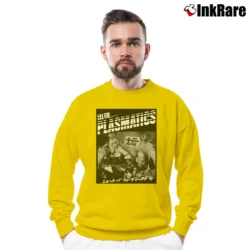 Men’s 1980 Plasmatics Punk Promo Tour Crewneck Sweatshirt in yellow | Cozy Fabric, Clean Style
