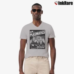 Men’s 1980 Plasmatics Punk Promo Tour V-Neck Tee in sport grey | Sharp, Breathable, Everyday Staple