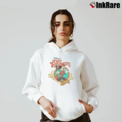Women’s 1980s 1990s Disney Fort Wilderness Mickey Mouse Gun Classic Cozy Hoodie in white | Warm, Structured, Stylish
