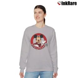 Women’s 1980s 1990s Mickey Mouse Club Cartoon Disney Relaxed Sweatshirt in sport grey | Soft, Laid-Back Vibe