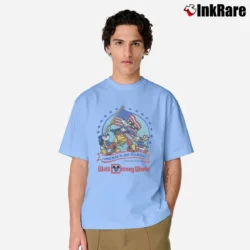 Men’s 1980s America On Parade Walt Disney World Classic T-Shirt in light blue | Soft, Breathable Everyday Wear