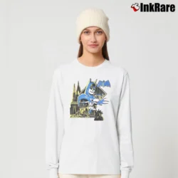 Women’s 1980s Batman DC Comics Long-Sleeve Top in white | Sleek, Versatile, All-Season