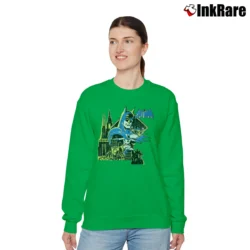 Women’s 1980s Batman DC Comics Relaxed Sweatshirt in irish green | Soft, Laid-Back Vibe