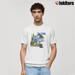 Men’s 1980s Batman DC Comics Classic T-Shirt in white | Soft, Breathable Everyday Wear