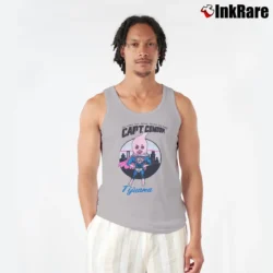 Men’s 1980s Captain Condom Tijuana Mexico Funny Tank Top in sport grey | Breathable, Active-Friendly Design