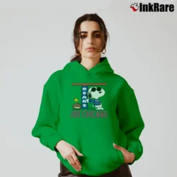 Women’s 1980s Chicago Bears Snoopy Joe Cool Cozy Hoodie in irish green | Warm, Structured, Stylish