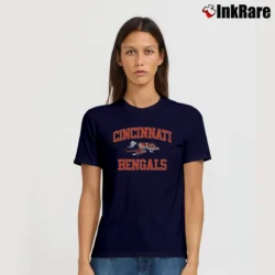 Women’s 1980s Cincinnati Bengals NFL Football Signature T-Shirt in navy | Soft, Flattering Fit