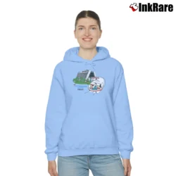 Women’s 1980s Contemporary Resort Mickey Mouse Disney World Classic Cozy Hoodie in light blue | Warm, Structured, Stylish