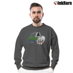 Men’s 1980s Contemporary Resort Mickey Mouse Disney World Crewneck Sweatshirt in charcoal | Cozy Fabric, Clean Style