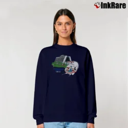 Women’s 1980s Contemporary Resort Mickey Mouse Disney World Relaxed Sweatshirt in navy | Soft, Laid-Back Vibe