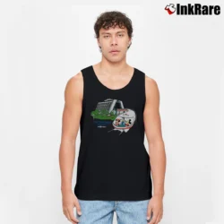 Men’s 1980s Contemporary Resort Mickey Mouse Disney World Tank Top in black | Breathable, Active-Friendly Design
