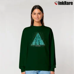 Women’s 1980s Disneyland Star Tours Star Wars Galaxy Ride Relaxed Sweatshirt in forest green | Soft, Laid-Back Vibe