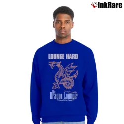 Men’s 1980s Dragon Lounge Corpus Christi Texas Souvenir Crewneck Sweatshirt in royal blue | Cozy Fabric, Clean Style