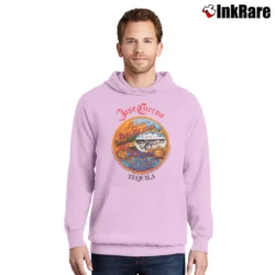 Men’s 1980s Jose Cuervo Tequila Party Pullover Hoodie in light pink | Cozy, Durable, Modern Fit
