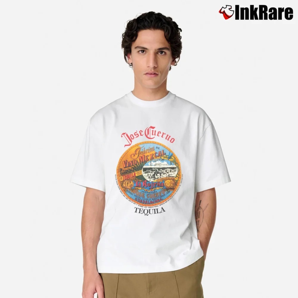 Men’s 1980s Jose Cuervo Tequila Party Classic T-Shirt in white | Soft, Breathable Everyday Wear