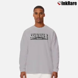 Men’s 1980s Lucasfilm Star Wars Skywalker Ranch Vintage Long-Sleeve Shirt in sport grey | Sleek, Lightweight, Year-Round Wear