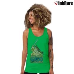 Women’s 1980s Marvel Groo The Wanderer Sergio Aragones Tank Top in irish green | Lightweight, Movement-Friendly