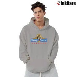 Men’s 1980s MGM Studios Mickey Mouse Disney Pullover Hoodie in sport grey | Cozy, Durable, Modern Fit